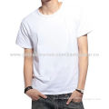 100% Cotton Blank Organic Cotton T-shirts, OEM Orders are Welcome